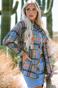 Plaid Print Loose Vintage Shirt