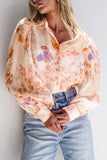 Balloon Sleeve Loose Shirt