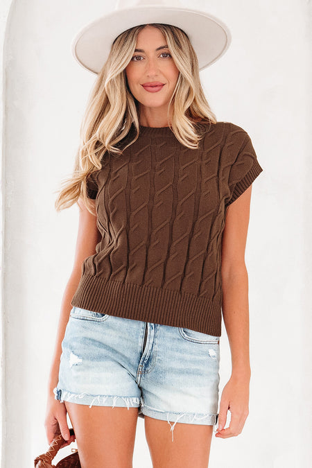 Cable Sweater Top