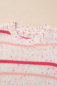 Striped Confetti Knit Sweater