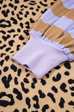 Color Block Leopard Sweatshirt