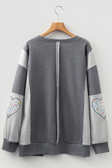 LOVE Patchwork Sweatshirt