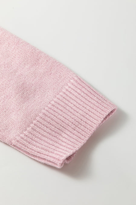 Corded Love Script Graphic Baggy Sweater