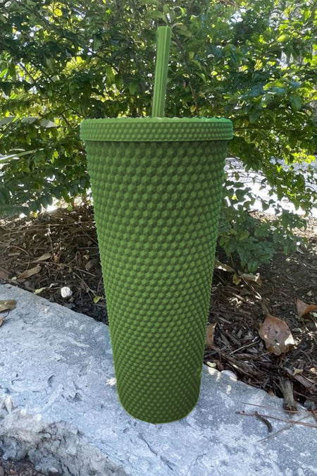 Reusable Matte Plastic Tumbler Cup