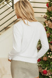 Thankful Ivory Embroidered Sweater