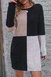 Color Block Textured Knit Top