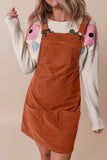 Corduroy Overall Dress