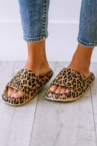 Print Thick Sole Slip On Slippers