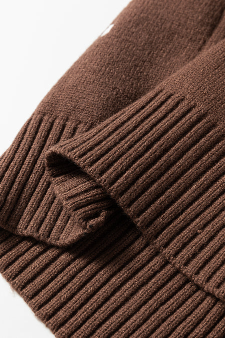 Polka Dot Bubble Sleeve Sweater