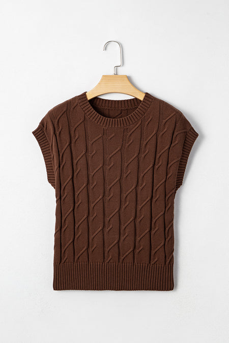 Cable Sweater Top