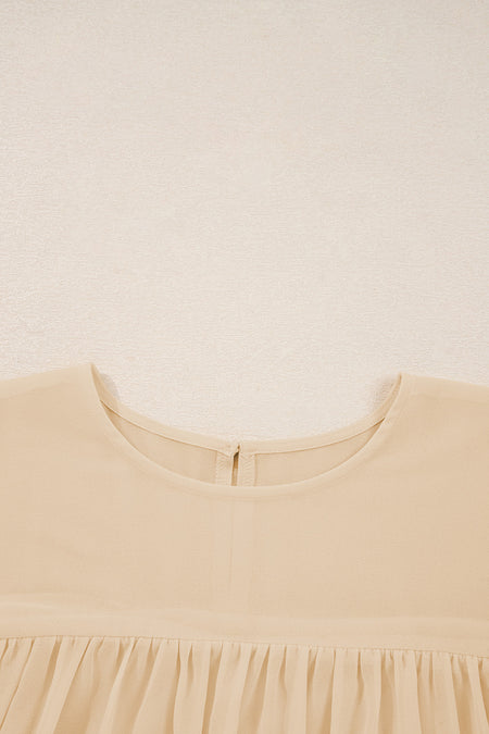 Ruffle Chiffon Blouse