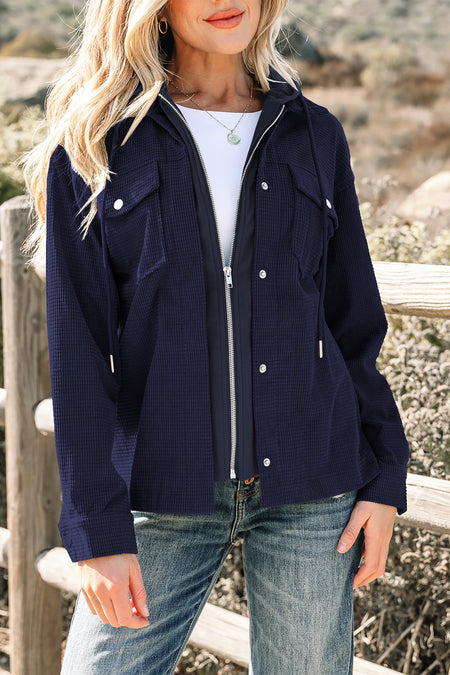 2 in 1 Thermal Knit  Hooded Jacket