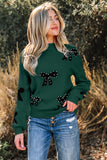 Pearl Bow Pattern Sweater
