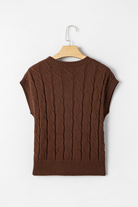 Cable Sweater Top