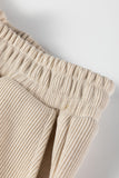 Pullover Hoodie and High Waist Pants Set