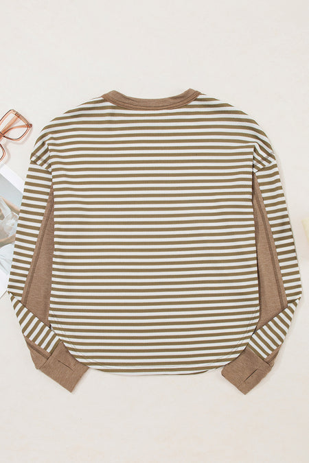 Stripe Thermal Top