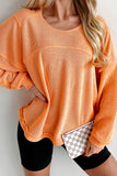 High Low Long Sleeve Top