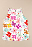 Floral Print Vest