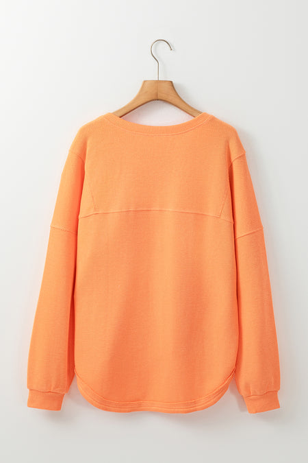 High Low Long Sleeve Top