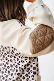 Leopard Quilted Patchwork  Jacket