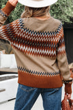 Aztec Print Sweater