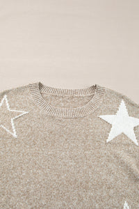 Star Drop Shoulder Sweater