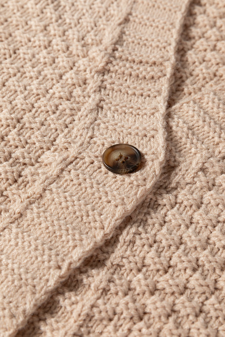 Knitted Patchwork Cardigan