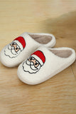 Christmas Cartoon Pattern Plush Slippers