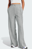 Seamed Drawstring High Waist Wide Leg Sweatpants