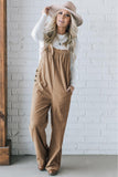 Pocketed Loose Fit Corduroy Overall