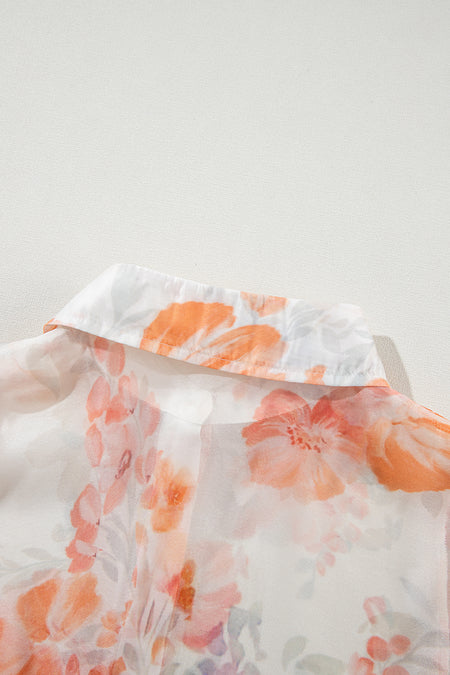 Balloon Sleeve Loose Shirt