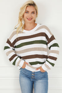 Crochet Hollow out Knit Sweater