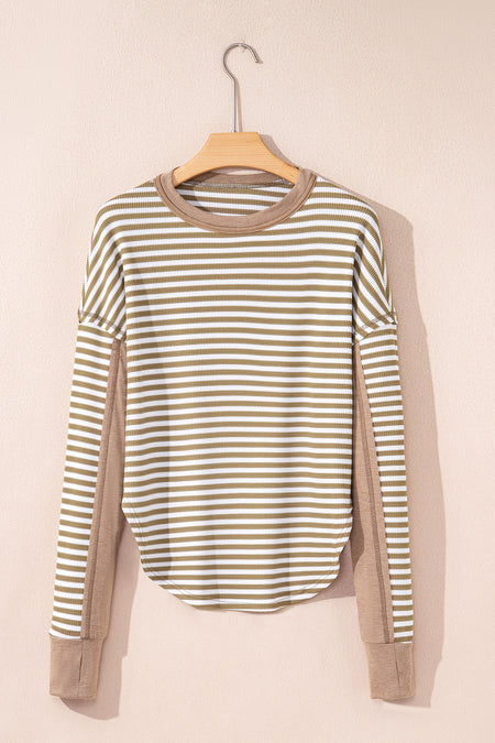 Stripe Thermal Top