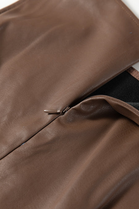 Wild Gal Vegan Mini Leather Dress