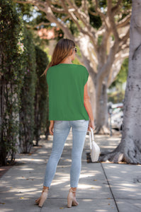Ruched Shoulder Layering Short Sleeve Tee