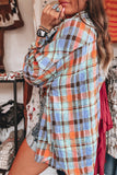 Plaid Print Loose Vintage Shirt