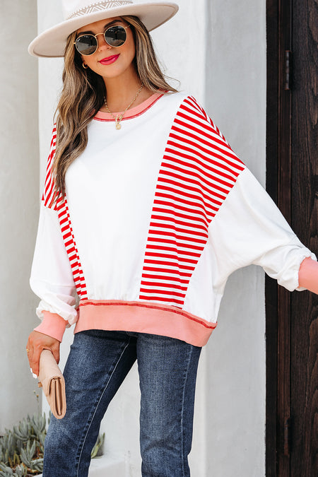 Patchwork Oversize Sweatshirt
