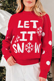 LET IT SNOW Sweater