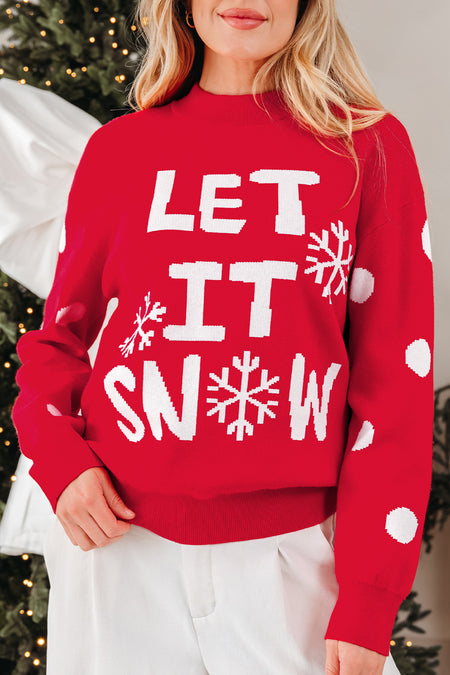 LET IT SNOW Sweater