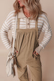 Pocketed Loose Fit Corduroy Overall