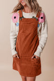 Corduroy Overall Dress