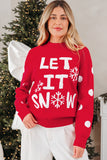 LET IT SNOW Sweater