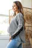Stripe Thermal Top