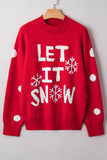 LET IT SNOW Sweater