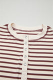 Striped  Henley Top
