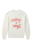 Merry Bright Letter Christmas Sweater