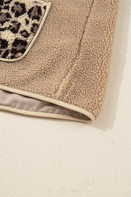 Plush Jacket with Pockets