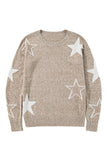 Star Drop Shoulder Sweater