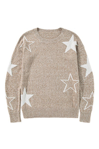 Star Drop Shoulder Sweater