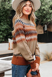 Aztec Print Sweater